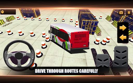 Coach Bus Parking Bus simulator 3D Free Bus Games screenshot 2