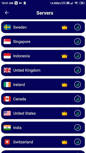 Safeshark VPN screenshot 3