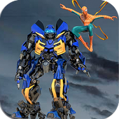 Police Spider Robotic Battle icon