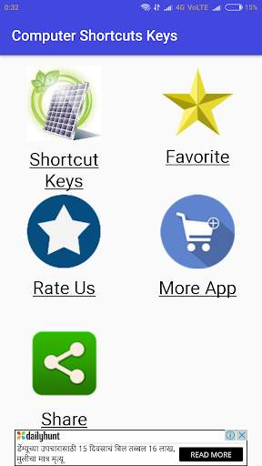 Computer Shortcuts Keys screenshot 1