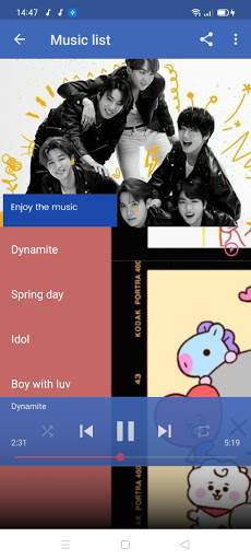 BTS wallpaper & music offline screenshot 5