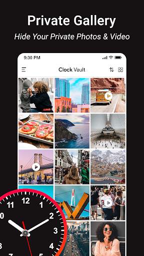 Clock - The Vault : Secret Photo Video Locker screenshot 2