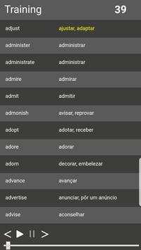 Auto Training Verbs - English and Portuguese screenshot 2