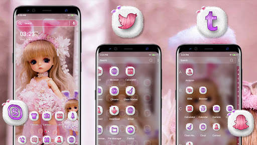 Fashion Doll Launcher Theme screenshot 2
