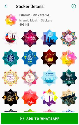 Muslim Islamic Stickers for WhatsApp WAStickerApps screenshot 8