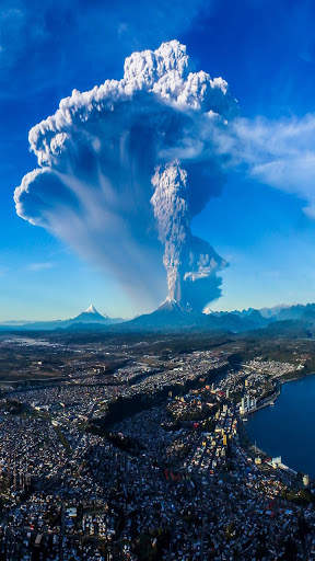 Volcano Wallpaper HD screenshot 1