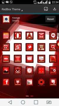 Next Launcher 3D Red Box Theme screenshot 6