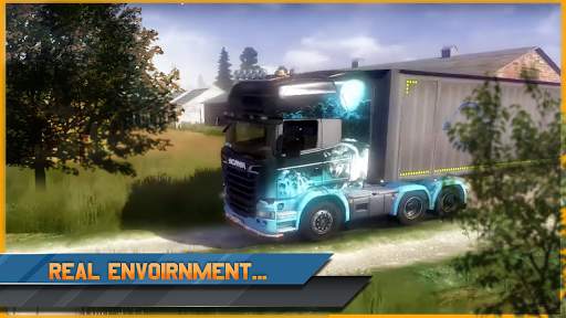 Real Offroad Cargo Truck Driving Hill Driver screenshot 1