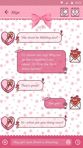 GO SMS PRO HELLO THEME screenshot 3