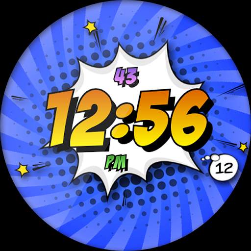 Comic Pow HD Watch Face screenshot 12