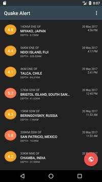 Quake Alert Pro screenshot 1