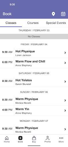 Peak Physique Hot Yoga screenshot 2