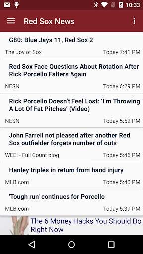 Boston Baseball News - Red Sox screenshot 1