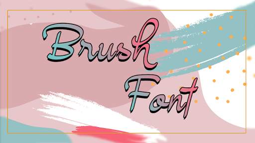 Brush Fonts Style screenshot 1