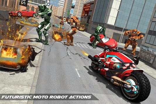 Moto Robot Trasformare Gioco screenshot 5