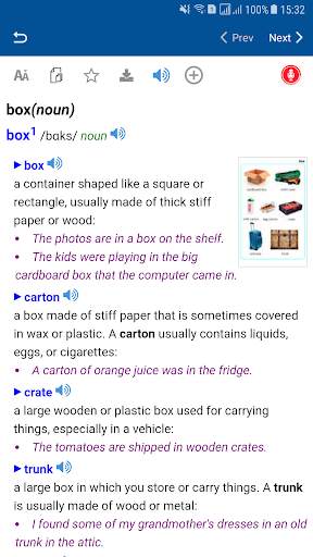 Collocations Thesaurus Offline screenshot 2
