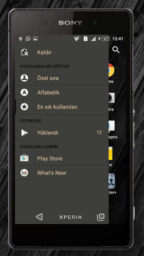 Xperica Theme Black Edition screenshot 3