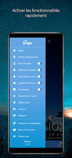 Prévisions météo (carte radar) screenshot 5