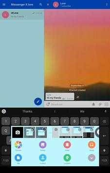 Messenger X love screenshot 4