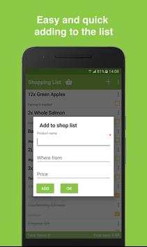 Shopping List screenshot 2