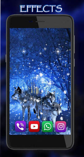 Wolves Night Live Wallpaper screenshot 5