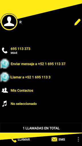 THEME EXDIALER MIXER YELLOW screenshot 4