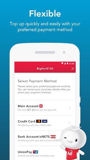 Singtel Prepaid hi!App 4 تصوير الشاشة