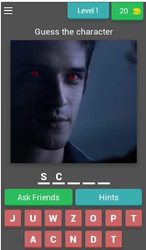 Character quiz: Teen Wolf screenshot 1