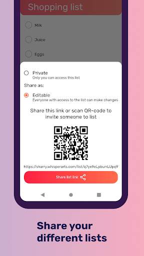 Sharry - quick & easy todo list sharing screenshot 3