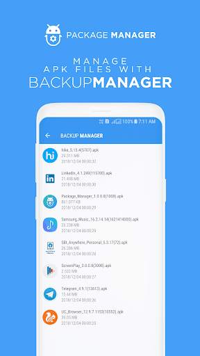 Package Manager: App Info, APK Analyze & Backup screenshot 3