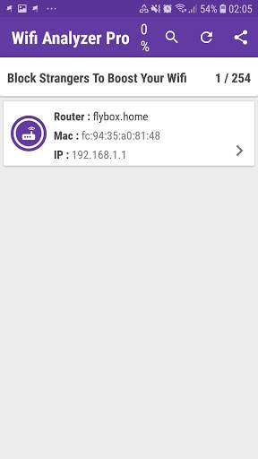 SuprWifi Wifi analyzer & Network analyzer screenshot 7