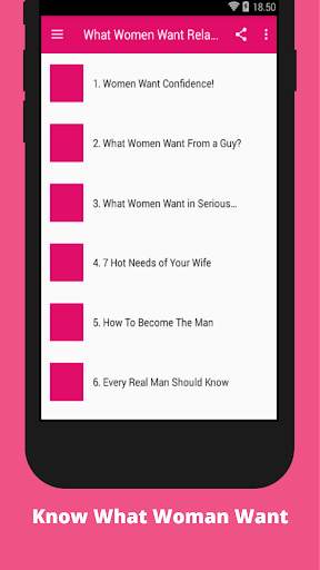 What Women Want in Relationship screenshot 1