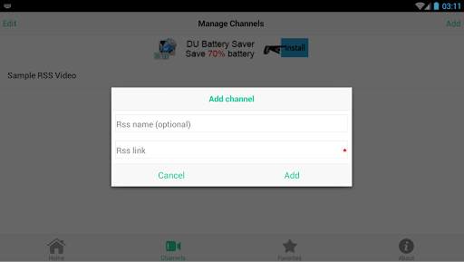 RSS Player 3 تصوير الشاشة
