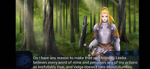 Zeliria Sanctuary. Visual novel Anime Full screenshot 4