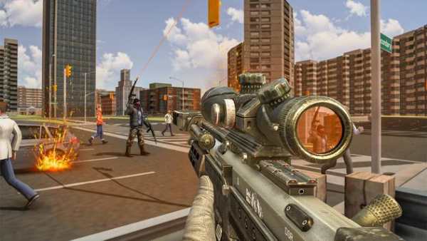 Traffic Counter Attack Sniper Action Shooter 3D screenshot 4