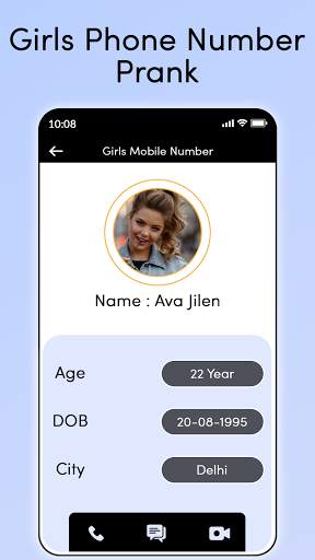 Girl Mobile Number Prank - Girl Chat for Whatsapp screenshot 4