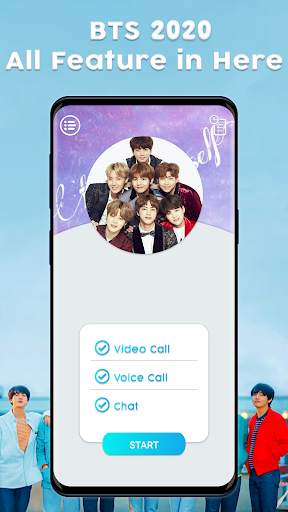 Bts Video Call - Fake Video Call Bts screenshot 1
