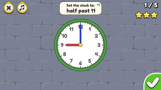 King of Math: Telling Time screenshot 2