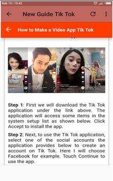New Guide Tik Tok Best Edition screenshot 5