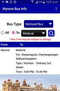 Mysore Bus Info screenshot 8