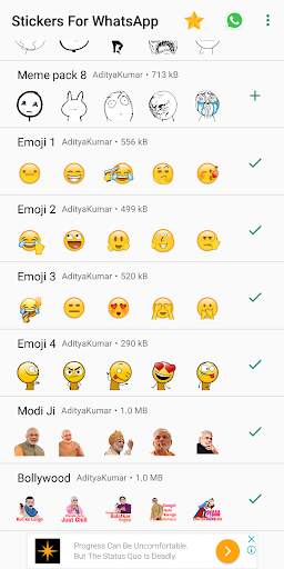 Stickers for WhatsApp WAStickerApps screenshot 1