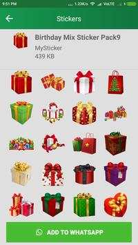 Birthday Stickers For Whatsapp-WAsticker Apps screenshot 6