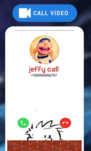 Funny Jeffy video and Call Video 2021 screenshot 1
