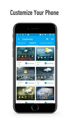 OS Style Daily live weather forecast screenshot 4