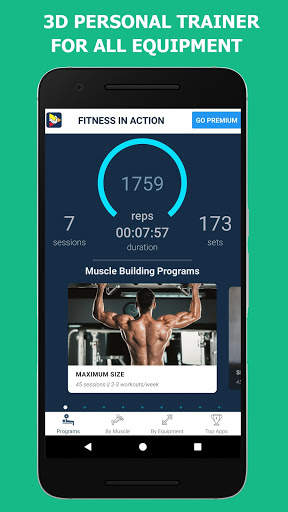 Fitness in Action - Gym Workout Routines screenshot 3
