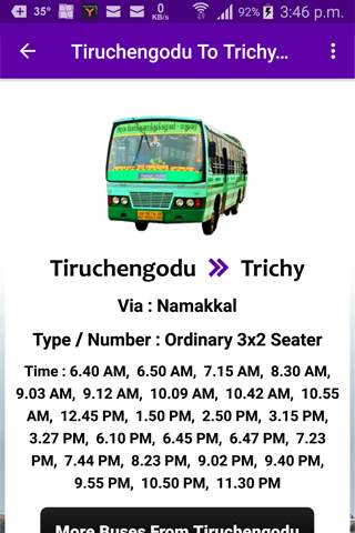 Tiruchengode Bus Info screenshot 6