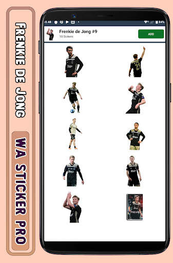 Frenkie de Jong - WA Sticker screenshot 8