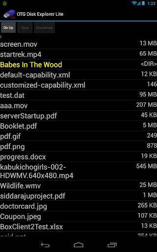 OTG Disk Explorer Lite screenshot 3