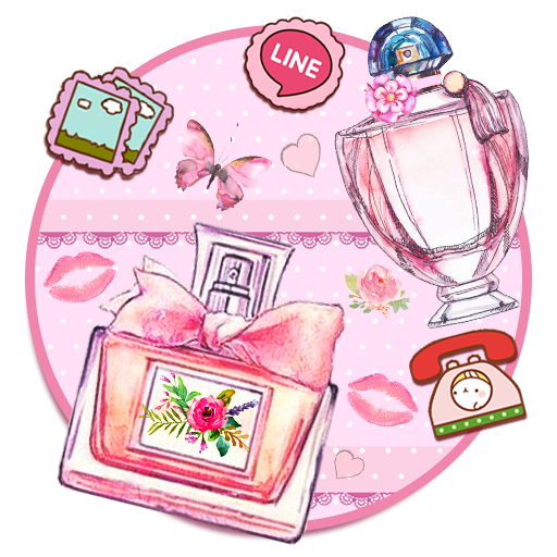 Pink Paris Perfume Themes Live Wallpapers icon