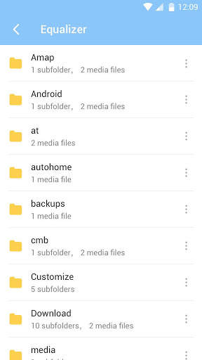 Lark Player Theme - Blue screenshot 5